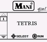 Mani 4 in 1 - Tetris + Alleyway + Yakuman + Tennis (China) (Ja)